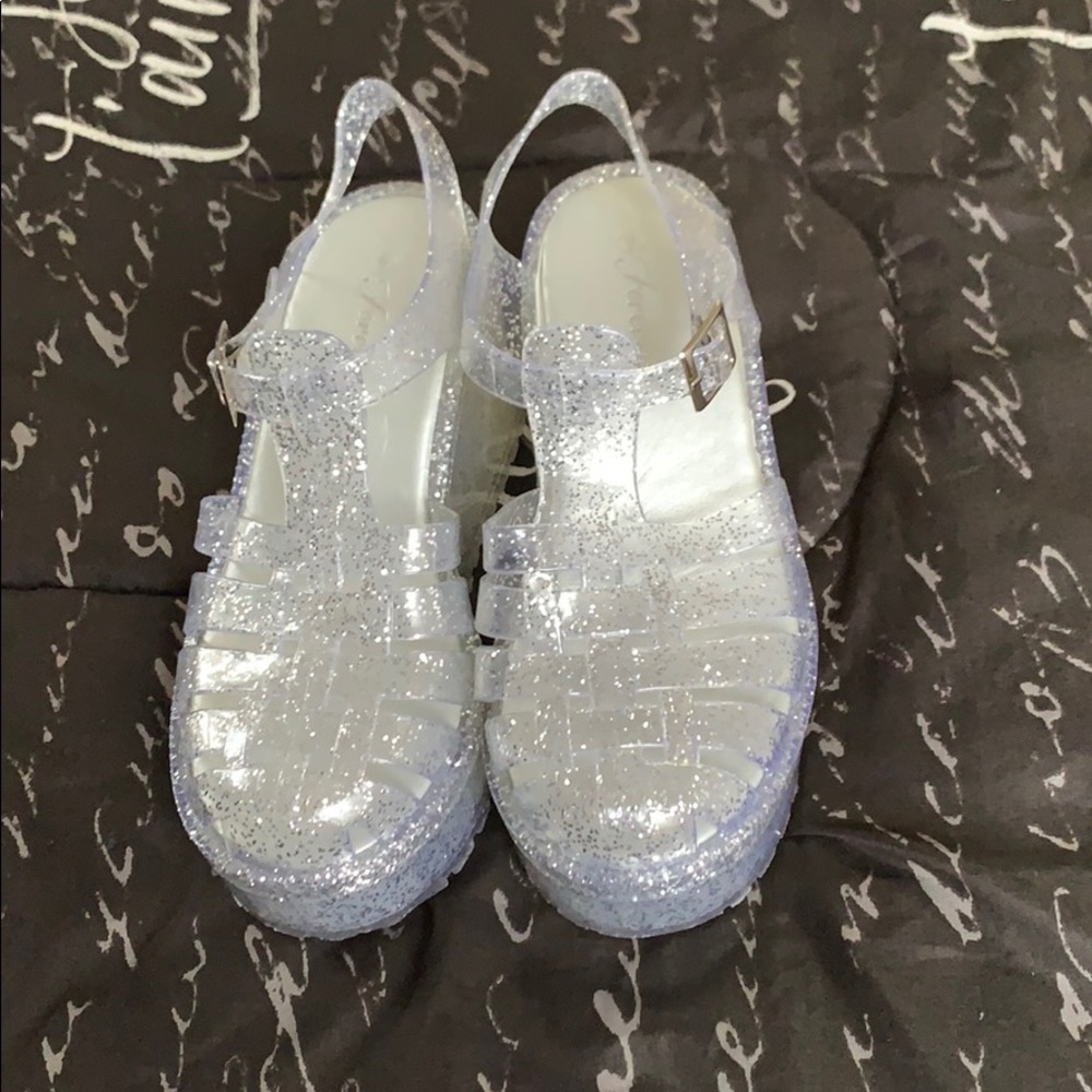 Jelly high tops shoes